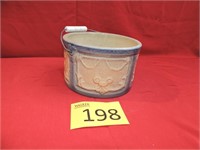 Vintage McCoy Draped Windows Stoneware Crock