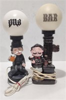 Bar/Pub Table Lamps of Drunkards, "Never on