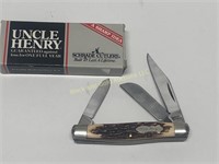 Schrade Uncle Henry Trailmaster Three Blade Knife