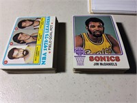 Lot of 1973-74 Topps Basketball