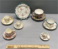 Fine Porcelain Tea Cup & Saucer Lot