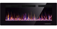 50" Electric Fireplace in-Wall Recessed and Wall