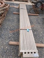 Werner 10' Aluminum Scaffolding Extension Planks