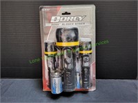 Dory LED Boss Rubber Series Flashlight Set, 3pc
