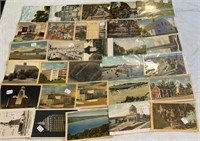 Antique/architectural Massachusetts postcards