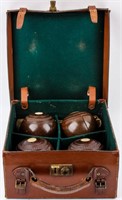 4 Antique Bocce Balls