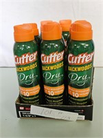 8 CANS CUTTER BACKWOODS SPRAY