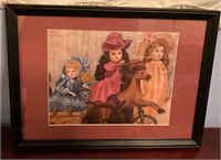 Victorian Dolls Framed Artwork