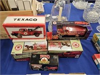 SEVEN VINTAGE TEXACO DIECAST MODELS