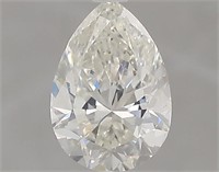 Gia Certified Pear Cut .90ct Si2 Diamond