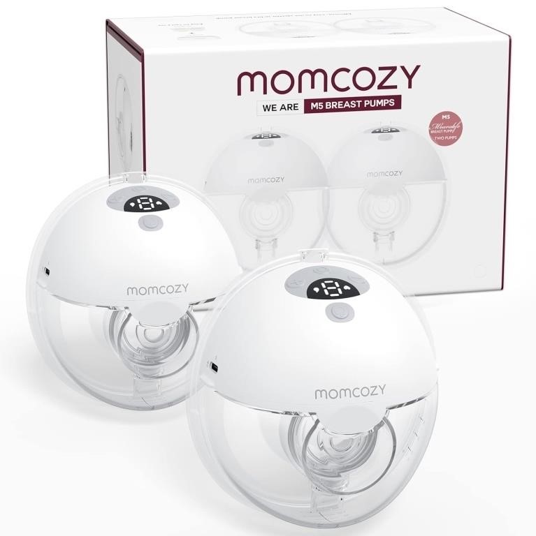 Momcozy M5 Hands Free Breast Pump, Double Wearable