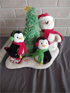 Hallmark Jingle Pal Snowman Penguin Trio Christmas