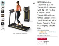 B2804 UREVO Folding Treadmill 2.25HP