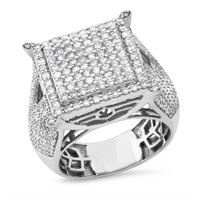 14K WHITE GOLD 2.71CT DIAMOND RING