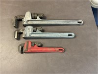 Pipe wrenches 10”-14”-18”