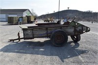 Manure Spreader Turned Into Firewood Trailer