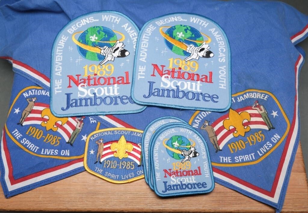 1989 Boy Scout National Scout Jamboree Patches+(8)
