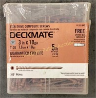 Deckmate Composite Screws 3”x10ga T-20