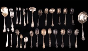 Silver Plated Flatware Variety