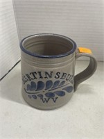 Martinsburg , WV pottery mug