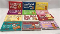 12 Vintage 1970s-80s Garfield Books By Jim Davis
