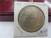 1898 Morgan Silver Dollar   XF or better