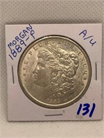 1889-P Morgan Dollar AU