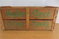 Wood Advertising Crate Indian River