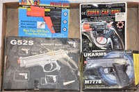 NEW AIR SOFT PISTOLS & MORE ! -X-4