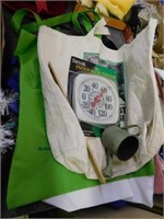 Six "green" bags - new outdoor thermometer -