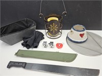 Machete, Counters, Candle & Holder, Grease Screen