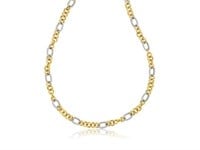 14 Kt- Fancy Link Chain Necklace