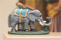 Cast Iron Elephant Door Stopper