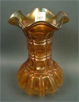 Imperial Three Row 7 3/4” Tall 6 Ruffled Vase –