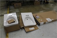 3 ASST'D: 2 WHEELCHAIR LAVS & SHOWER BASE