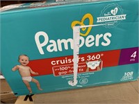 Diapers Size 4, 108 Count - Pampers Pull On