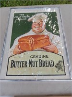 1935 Jolly Baker bread paper sign rare 18 / 24.