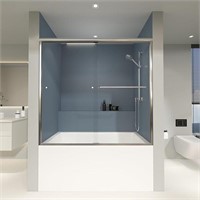 Bathtub Shower Door 60" W X 57" H