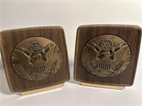 Vintage Bookends American Patriot Eagle