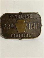 Belt Buckle US Army 28th Infantry Division LE