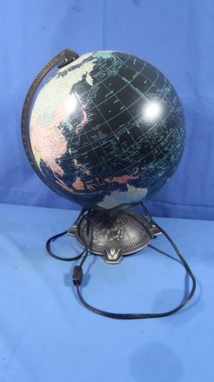 Lighted Desktop Globe (works)
