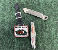 Jacques knife-red fox fob-hamms opener