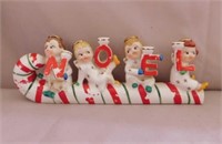 1950's Relco NOEL Christmas Angels candlestick,