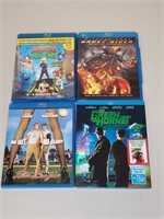 LOT OF 4 BLU-RAY MOVIES