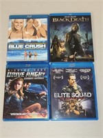 LOT OF 4 BLU-RAY MOVIES