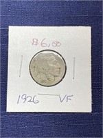 1926 Buffalo nickel coin