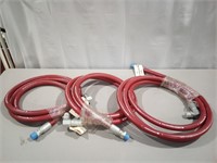 (2) 12' x 3/4" & (1) 15' Fire Suppression Hoses