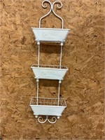 Decorative metal wall baskets 42” tall