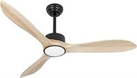 Raccroc Ceiling Fans,52in Wood Ceiling Fans With