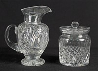 Waterford Crystal Bunratty Pitcher & Candy Jar